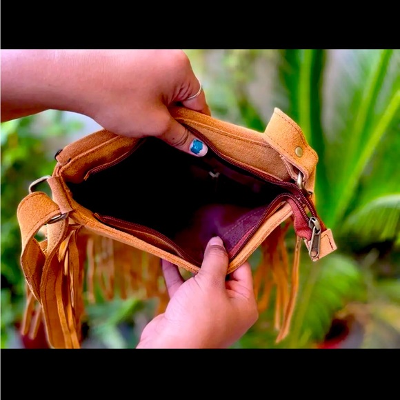 (Last 1 )🔥Western crossbody bag fringe cowhide suede leather fringe tassel,tu… - Picture 7 of 8